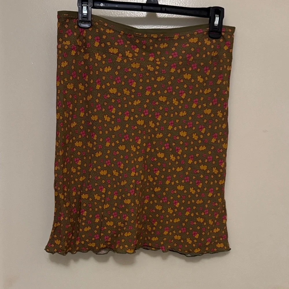 Free people irl Elegant Floral Mini Skirt - Picture 2 of 5